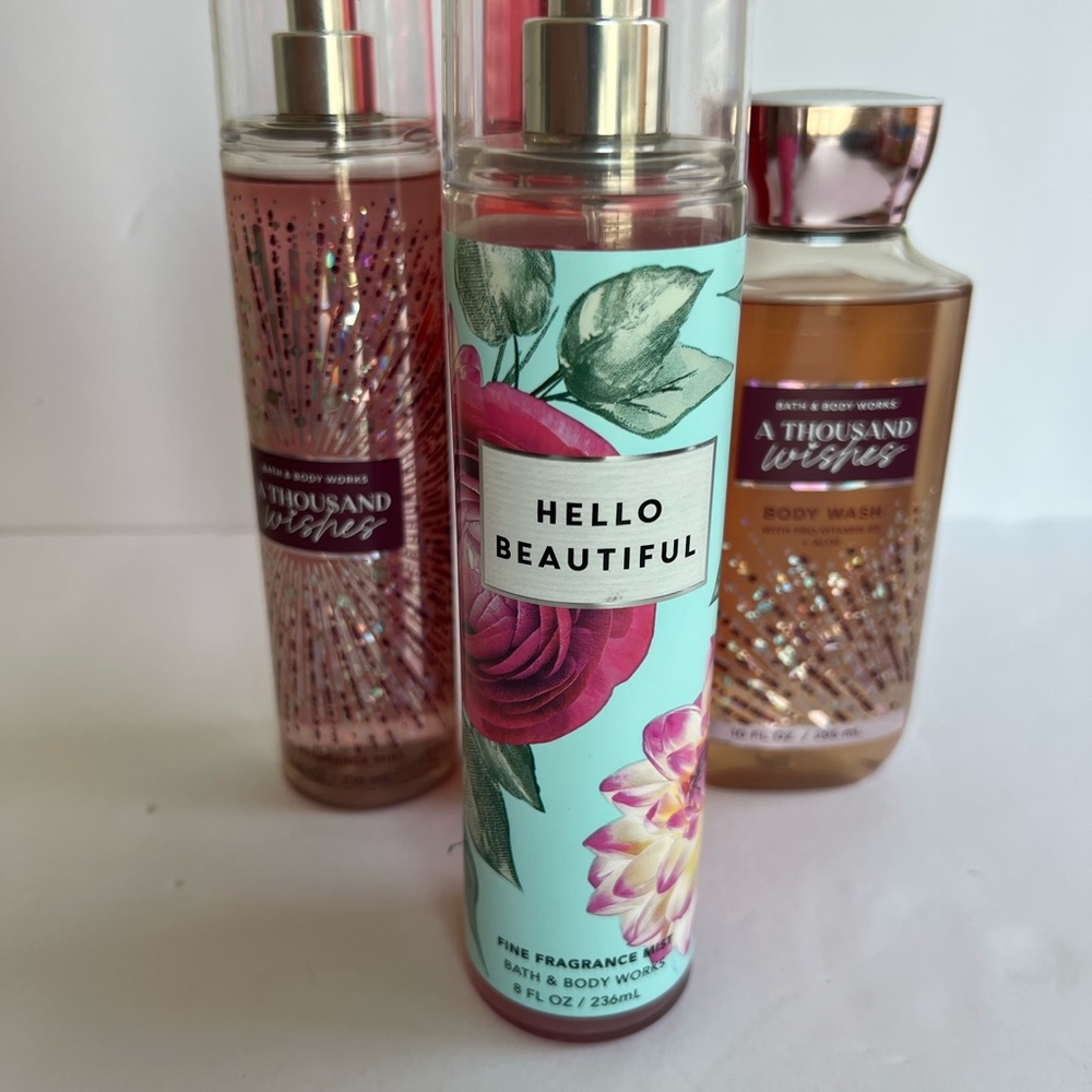 Bath & Body Works Mixed Lot (4) 1 Shower Gel, 3 Fragrance Mist, - Picture 6 of 10